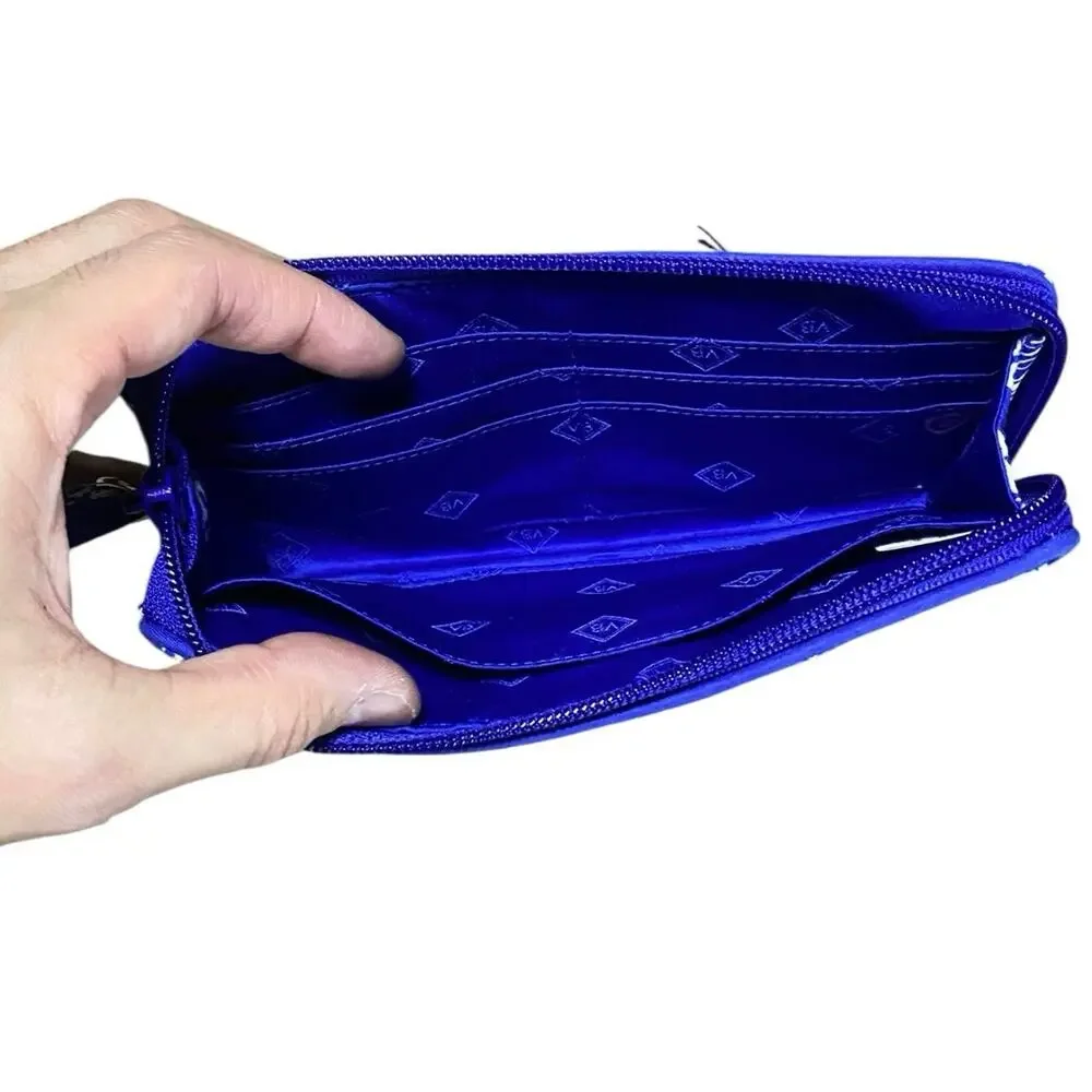 Vera Bradley Florida Gators Rain Garden Handbag Wristlet - 7”x3.5” - Picture 3 of 4